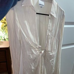 Bow front cover up dress